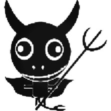 Sy Devil Sticker Araba Oto Arma Duvar Çıkartma 20 cm