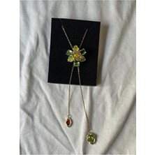 ‘idyllia’ Çiçek Çelik Y Kolye