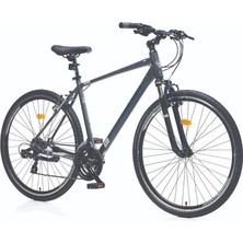 Corelli Crossroad 1.0 28 Jant 49CM (M - L) Kadro Şehir Bisikleti Mavi-Gri/koyu Gri