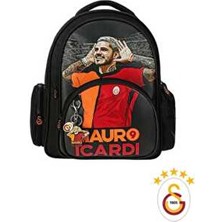 Galatasaray Lisanslı Mauro Icardı Sırt Çantası Siyah Tekstil Kız Çocuk İçin 15-19,9 lt Kapasite