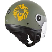 Motosiklet Kask Sticker Gold Yamaha Ybr Venom