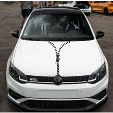 Araç Araba Ön Kaput Fermuqr Modeli Yapışkan Sticker Tüm Araçlara Uyumlu