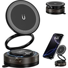 XO C177 Vakumlu Manyetik Araç Telefon Tutucu – 360° Döner, Ayarlanabilir Güçlü Vantuzlu Stand