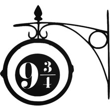 Harry Potter Platform 9 34 King Cross Station Sticker Araba Oto Arma Duvar Sticker Çıkartma 20 cm