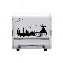 Karavan Kamp Sticker Konya Araç Sticker Yapışkan 38 Kayseri