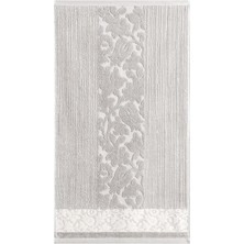 Pamuk Tekli Havlu Jakarlı Karna Premıum Sıbell - 50 x 90