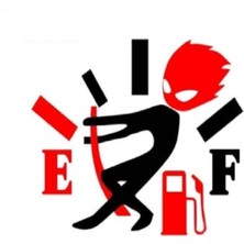 Yakıt Deposu Kapağı Sticker -14X10CM- Komik Sticker - Araba Sticker