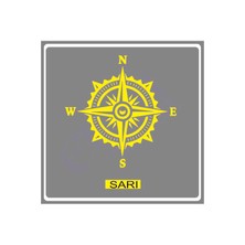 Pusula Sticker 60X60 cm 1 Adet Oto Sticker - Kamp Karavan Sticker