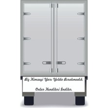 Kamyon Arkası Yazı Sticker