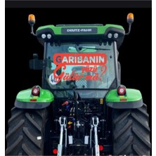 Traktör Sticker Yapışkanlı Motor Tümosan Başak Case Massey Ferguson Oto