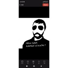 Millet Sana Kanalize Mi Olacak ? Gebeş Kaplumbağa Sticker Oto Araba Cam