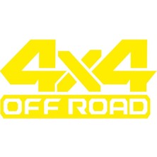 4x4 Ofroad Oto Sticker Sarı
