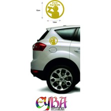 Iyi Içer Benzin Deposu Sticker 12X12 cm Orjinal Ürün Garantisi