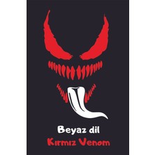 Venom Sticker Araba, Motorsiklet, Kask, Laptop, Cam Sticker 20X10 cm