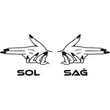 El Sticker, Nişan Sticker, Kaput Sticker, Sağ ve Sol Takım