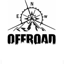 Eyba Sticker Camp Sticker Doğa- Dağ-Çam-Kamp-Doğal-Karavan- Piknik-Araç Oto Araba Sticker 118x118