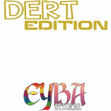 20X8CM Dert Edition Oto Sticker -Araba Sticker - Duvar Sticker