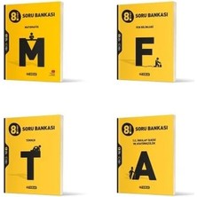 Hız Yayınları Lgs 8. Sınıf Matematik Türkçe Fen ve Inkılap 4lü Set Soru Bankası