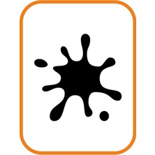 Çamur Lekesi Oto Sticker 12X12 cm Siyah