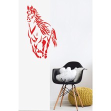 40X80CM At Duvar Sticker - Ev Sticker - Duvar Sticker - Ev Dekarasyon - Hayvan Sticker