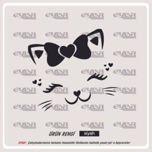 Sevimli Kedicik Sticker 18X16CM