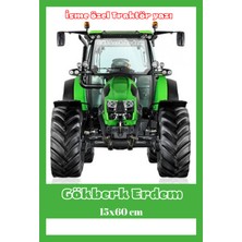 Isme Özel Traktör Yazı Kamyon Araba Araç Oto Motorsiklet Sticker