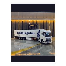 Şahveli Daf Maket Tır Işıklı Logo Yazı Resim Plaka Vb. Detaylar Eklenebiliyor Reklamlı Reklamsız