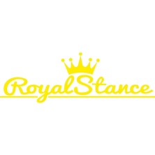 Royal Stance Oto Araba Sticker Sarı