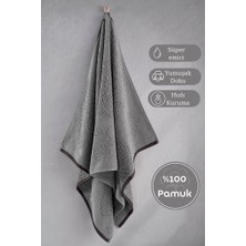 Pamuk Tekli Havlu Jakarlı Karna Premıum Vance - 70 x 140