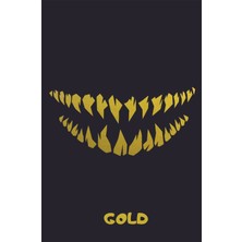 Monster Sivri Diş Far Sticker Araba, Motorsiklet Far Sticker