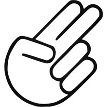 The Pleaser Sticker Araba Oto Arma Duvar Çıkartma 20 cm