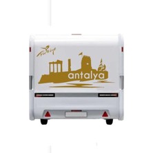 Karavan Kamp Sticker Antalya Araç Sticker Yapışkan 38 Kayseri