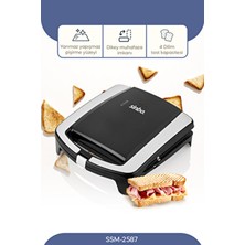 SSM-2587 Dilim Mini Tost Makinesi (2 Dilim )