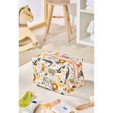 Safari Animals Serisi Bebek Bakım El Çantası – Bez ve Kıyafet Düzenleyici Taşınabilir Organizer