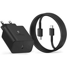 Deppo Trend Samsung Galaxy S21/S22/S23 FE/S24 PLUS/S25 Ultra Uyumlu Hızlı Şarj 45W Usb-C Type-C Pd Şarj Cihazı