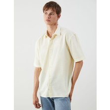 Lc Waikiki Yeni Sezon Rahat Kalıp Kısa Kollu Poplin Erkek Gömlek