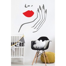 57X59CM Güzel Kadın Sticker - Duvar Sticker - Oto Sticker