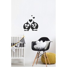 Aşık Kuşlar Priz Sticker-Oto STICKER-18X18CM