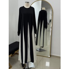 Navra Siyah Üçgen Garnili Elbise 5080