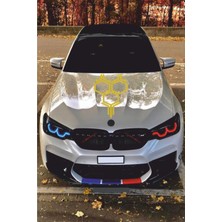 Petek Kaput Oto Sticker - Araç Sticker - 58*35CM