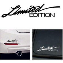 '' Limited Edition '' Oto Sticker Motor Sticker 25X8 cm Siyah