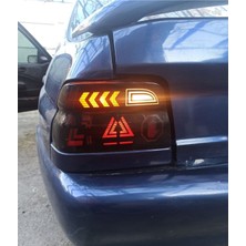 Es Cort Stop Farı LED Görünümlü Folyo Sticker Kaplama Orjinal Çizim-Birebir Uyumlu