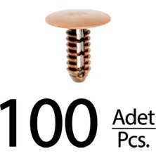 Alpha Auto Part Fiat Ducato Için Döşeme Klips-Koyu Kahve - 100 Adet