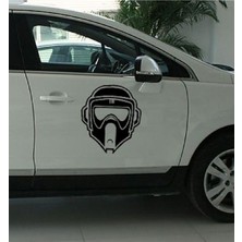 Araç Arma Maske Sticker - Araba- Sport - Kapı - Çıkartma- Oto