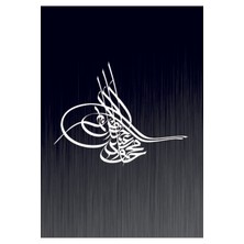 Osmanlı Tuğrası Folyo Sticker