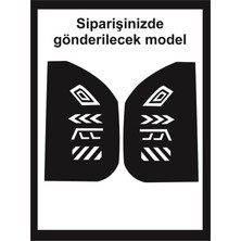 Tourneo Courier Stop Farı LED Görünümlü Folyo Kaplama-Stop Kaplama-Orjinal Çizim-Birebir Uyumlu