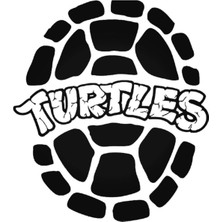 Tmnt 190 Sticker Araba Oto Arma Duvar Çıkartma 20 cm