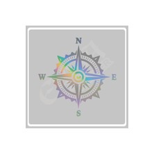 Pusula Sticker 60X60 cm 1 Adet Oto Sticker - Kamp Karavan Sticker