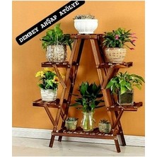 Ahșap Çiçeklik Saksılık Saksı Standi