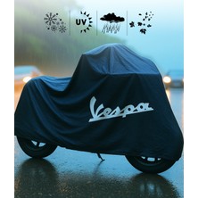Vespa Gts 300 Super Motor Branda Siyah Su Geçirmez Motosiklet Brandası